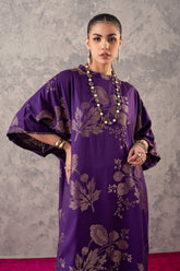 2-PC Printed Staple Jacquard Shirt with Trouser CMA-3-274